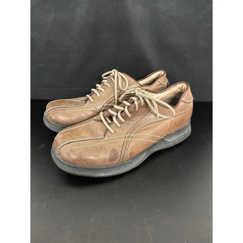Steve Madden Maximus men's brown leather oxford shoes